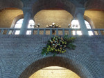 Bloemen aan de balustrade